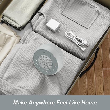 Housbay White Noise Machine with 31 Soothing Sounds, 5W Loud Stereo Sound, Auto-Off Timer, Adjustable Volume, Sleep Sound Machine for Baby, Kid, Adult -Wood Grain