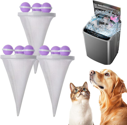6PCS Washing Machine Hair Filter Mesh Bags, Floating Washing Machine Filter Bags, Reusable Lint Catcher for Washing Machine, Washing Machine Lint Catcher for Laundry (Mix,E)