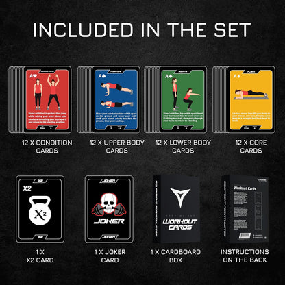 BREAKING LIMITS Workout Cards Deck - Bodyweight Exercise & Pilates Cards