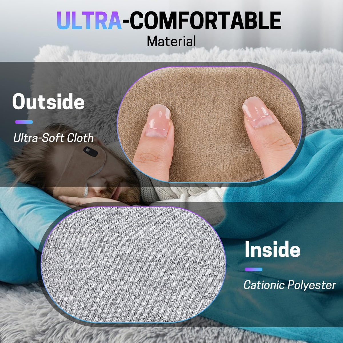 Aurya Heated Eye Mask for Dry Eyes, Cordless Warm Eye Mask, Relief Eye Irritated & Strained, Heated Mask for Blepharitis, Styes, Eye Relief, 8.85×3.35 in