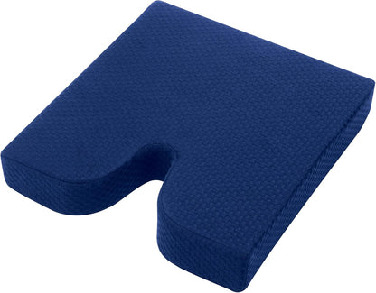 Carex Memory Foam Coccyx Seat Cushion - Tailbone Pain Relief Cushion - Sciatica Pillow for Sitting and Pain Relief