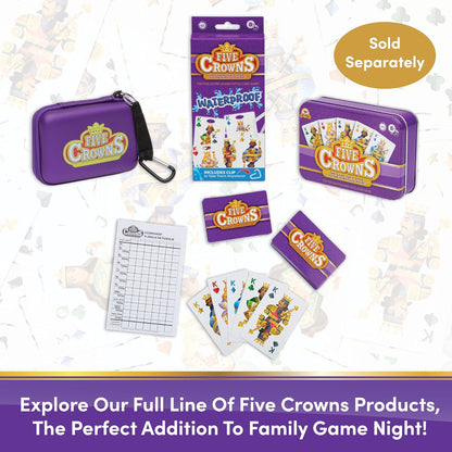 Five Crowns Rummy Style Card Game for Kids and Adults, Family Game Night