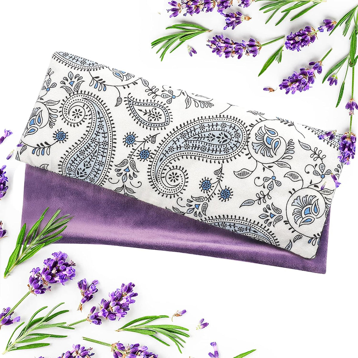 Hihealer Lavender Eye Pillow for Relaxation, Yoga, Sleep, Weighted Eye Mask