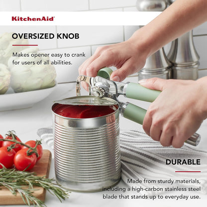 KitchenAid Gourmet Multifunction Can Opener/Bottle Opener, 8.36-Inch, Pistachio