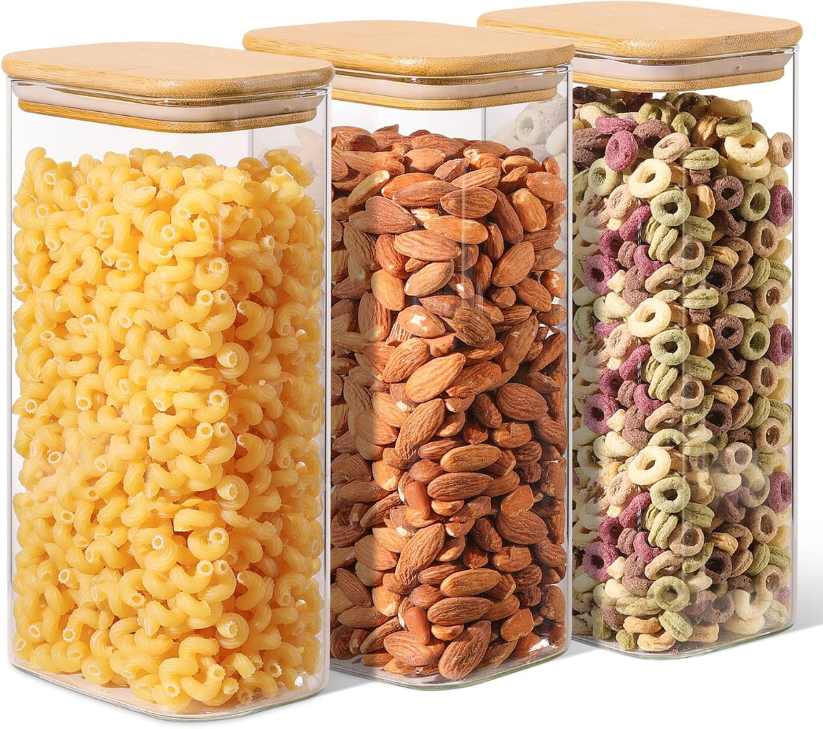 ComSaf Glass Spice Jars 8oz Set of 6, Seasoning Containers with 9 Labels
