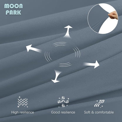 MOON PARK Pregnancy Pillows for Sleeping - 57 Inch U Shaped Full Body Maternity Pillow with Removable Cover - Support for Back, Legs, Belly, Hips - Pregnancy Pillow for Women - Grey
