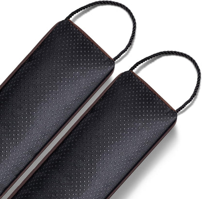 Door Draft Stopper, Removable Washable Cover, 38", Gray | Weighted Gap Filler, Blocks Hot and Cold Air, All-Season Seal, Easy Install, Noise & Wind Blocker, Home Essentials