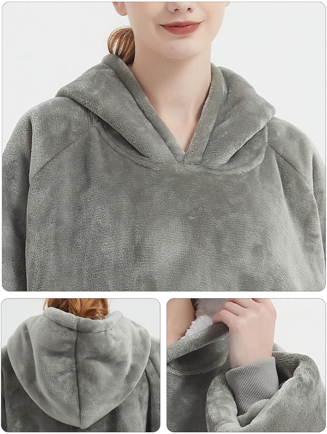 Wearable Blanket Hoodie for Adults With Pocket Strawberry Hoodie | Sherpa, Fuzzy Blanket Hoodie, Oversized Sweatshirt Blanket, Kangaroo Pouch, Cute Birthday Gifts for Sister, Cute Stuff