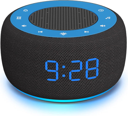 Buffbee Pro 2nd Gen| Sound Machine, Alarm Clock with Bluetooth Speaker