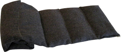 Microwavable LOVEwrap Neck & Shoulder Wrap Pad - Aroma - 6 X 24- Flax w/fine Mist of Calming Lavender Oil - subtly Scented - All Natural - Hot Cold Therapy Muscles Pain Relief - Orange Blue Flowers