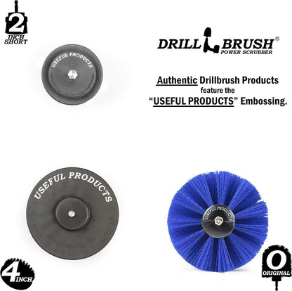 Drillbrush Shower Scrubber Drill Attachment - Car Detailing Tools - | Dishwasher Safe Drill Brush Scrubber For Cleaning Tubs, Sinks, Tile, Grout, Flooring, Carpet, Leather, Seats, Boats,