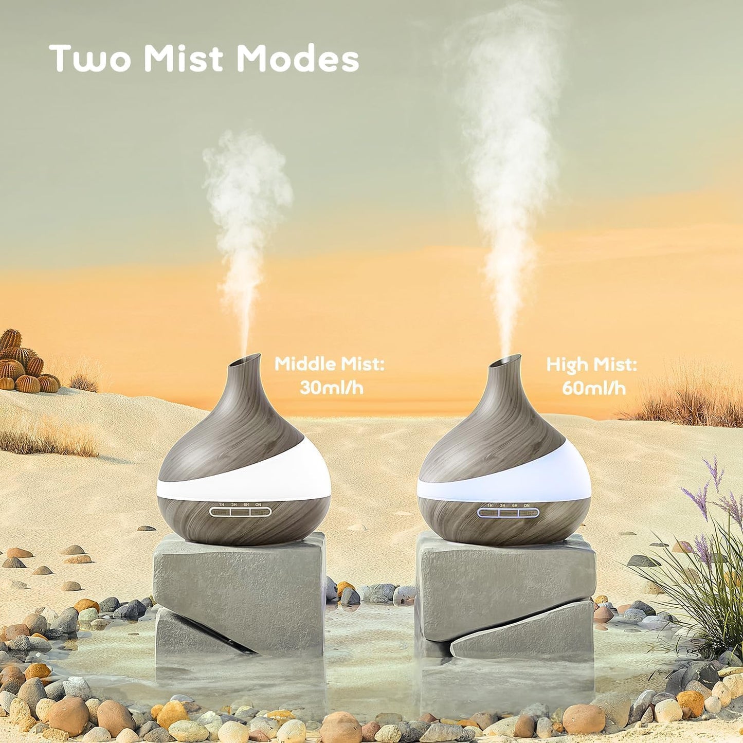 𝟒𝟖%𝐨𝐟𝐟 HJTHJT Essential Oil Diffuser: 500ML Aromatherapy Diffuser with Remote Control for Hotel Spa Yoga Room - Humidifiers for Bedroom with 14 Colors LED Night Light for Kids/Women