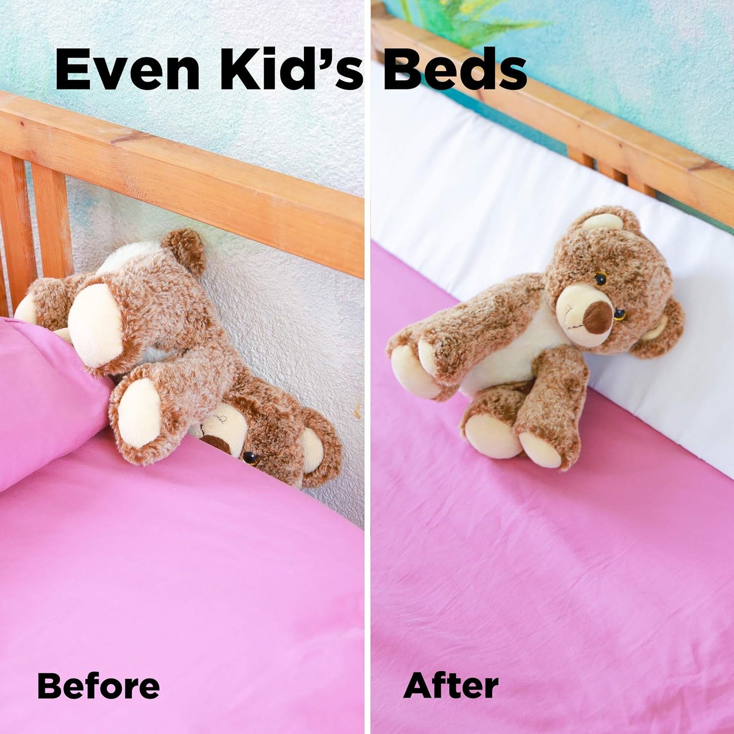 SnugStop The Original Bed Wedge | Gap Filler Between Your Headboard and Mattress | Triangle Pillow Wedge | Bed Filler Wedge | Gap Headboard Filler | Gap Bed Stoppers | Don't Lose Your Pillow(King)