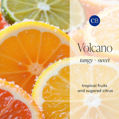 Capri Blue Diffuser Oil Refill - Premium Fragrance Oil - Use with Electric or Ultrasonic Diffusers for Home - Long Lasting Sugared Citrus Scent (Volcano, 0.5 fl oz)