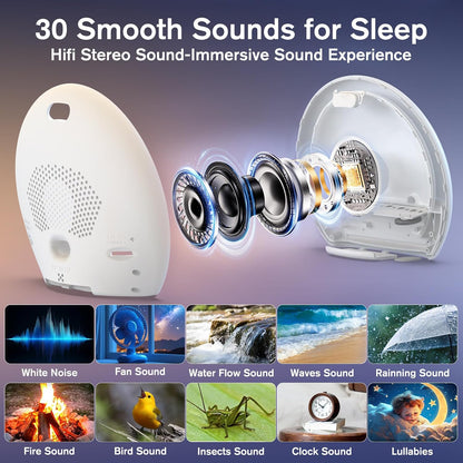 Sunrise Alarm Clock Wake up Light White Noise Sound Machine with Timer