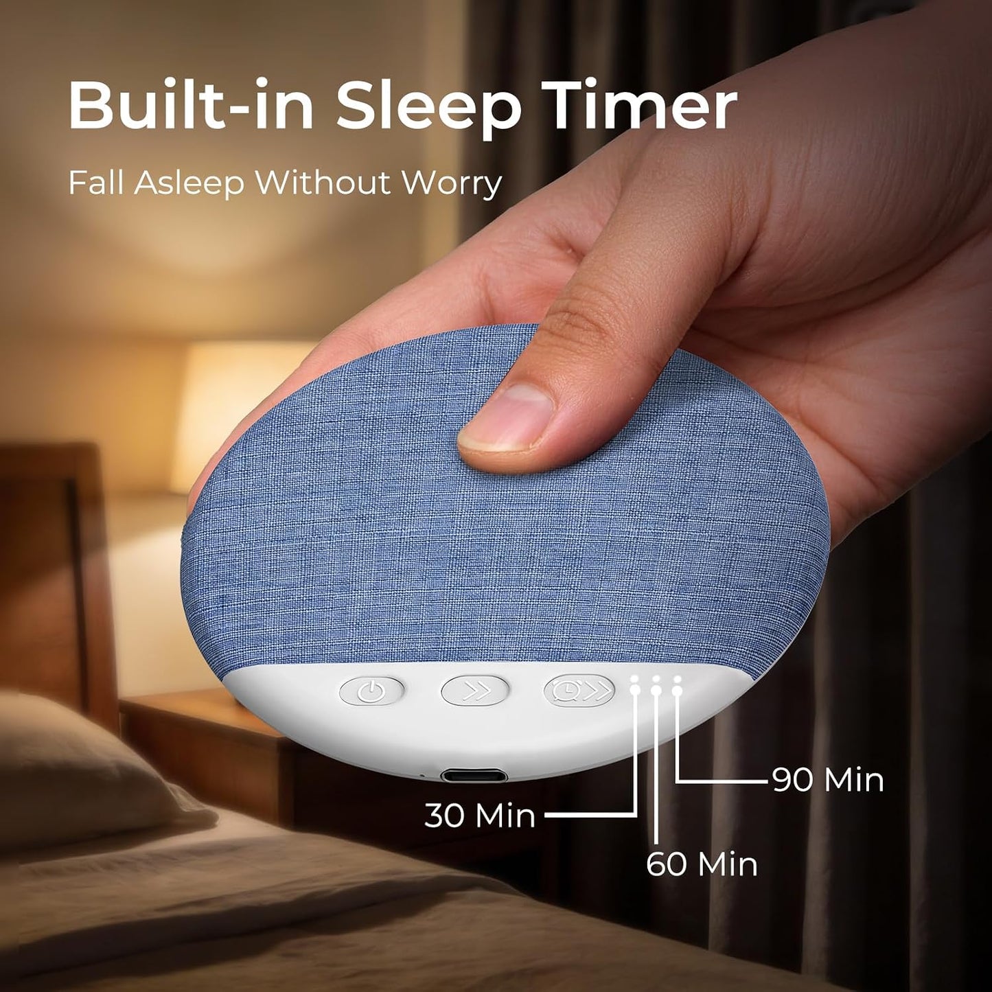 2026 Pillow Speaker,Bluetooth Pillow Speakers for Sleeping, | Ultra-ThiUnder Pillow Speakers with White Noise Timer,Flat Under Pillow Speaker for Side Sleeper,Wireless Sleep Aid for Adult