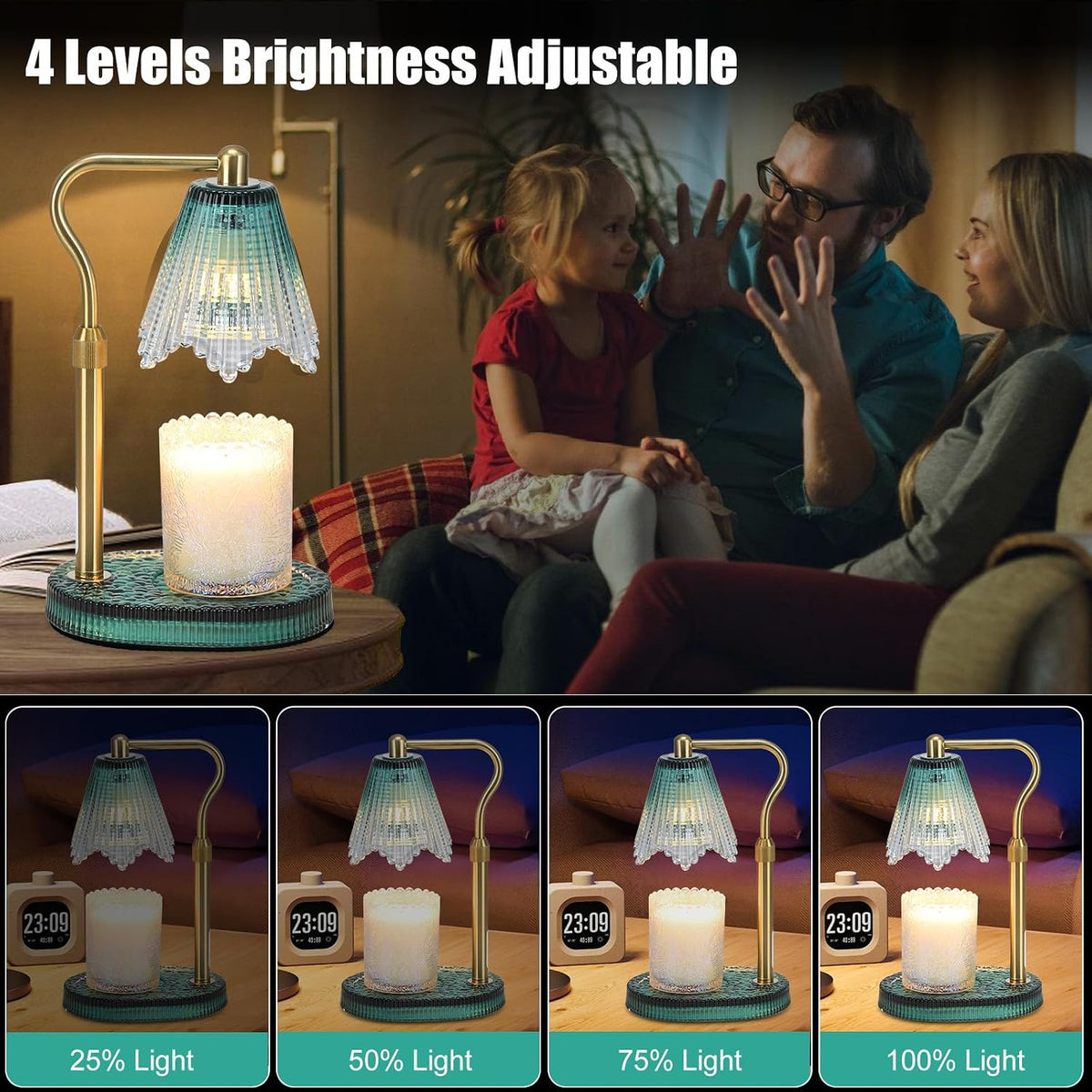 Candle Warmer Lamp with Timer,Birthday Gifts for Women