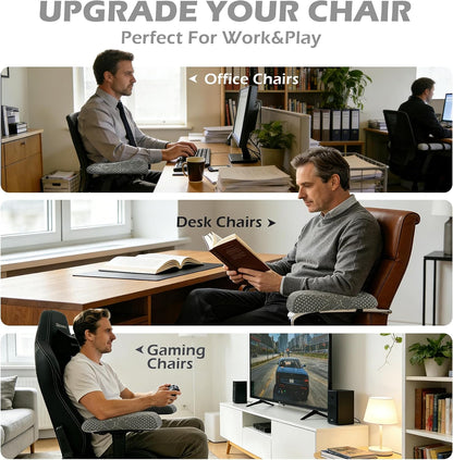 Soft Office Chair Armrest Pads, Comfort Elbow Pillows