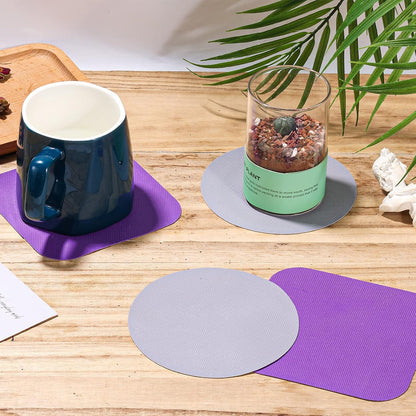 LUTER 4pcs Jar Opener Gripper Pad for Seniors with Weak Hands, Rubber | Multi-function Silicone Bottle Opener Lid Cap Rubber Gripper Pads Kitchen Coasters Gadgets, Light Blue, Green