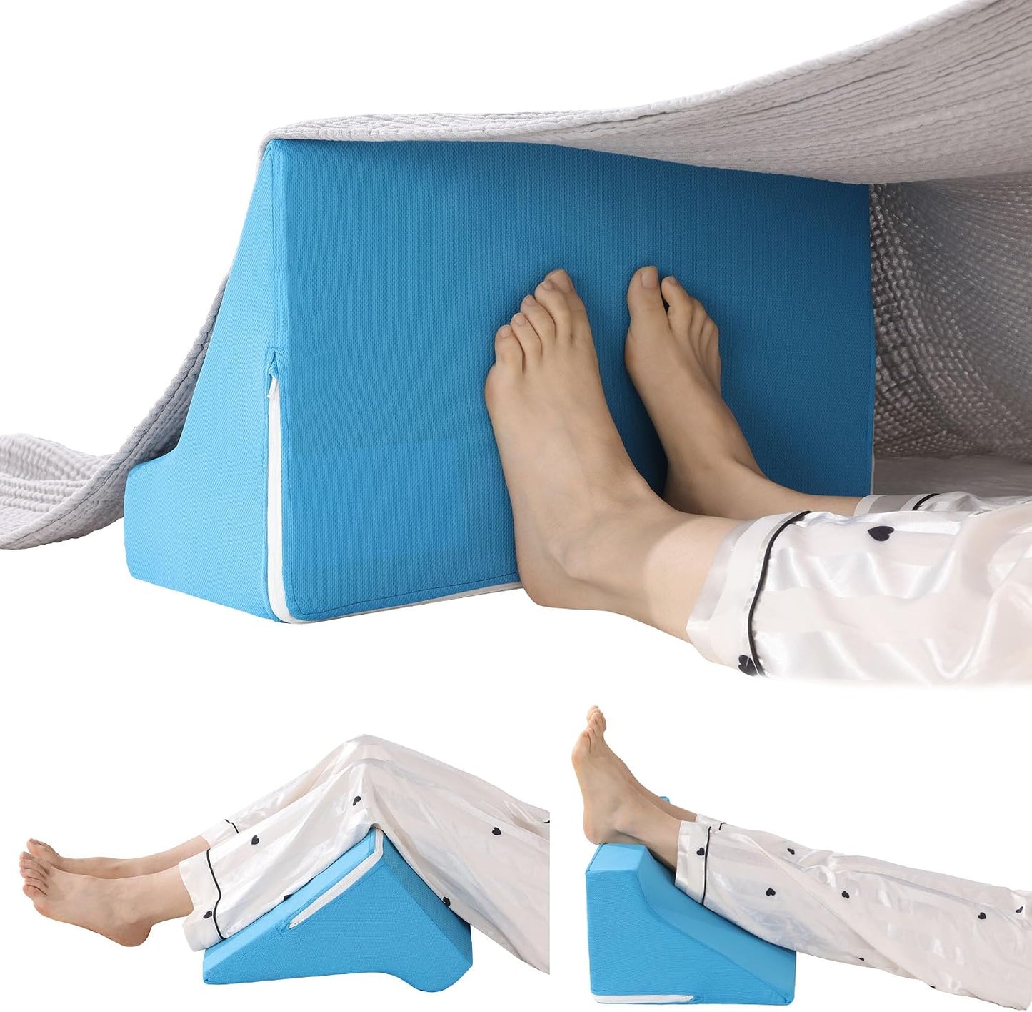 ROYALAY Blanket Lifters for Foot of Bed, Foot Tent Blanket Support Holder for Surgery Recovery, Foot Block Pillow Cradle Tent Sleep Support Supplies for Foot, Ankle, Leg, Knee, Toes Pain(S)