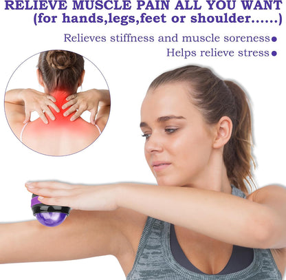 Coolrunner Massage Ball, 2-Pack Handheld Manual Roller Massager