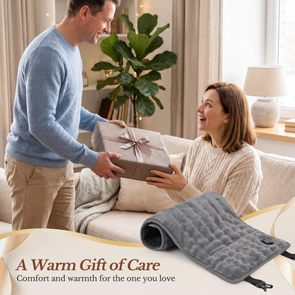Portable Cordless Heating Pad for Back Shoulders 12x24, 10000mAh Battery