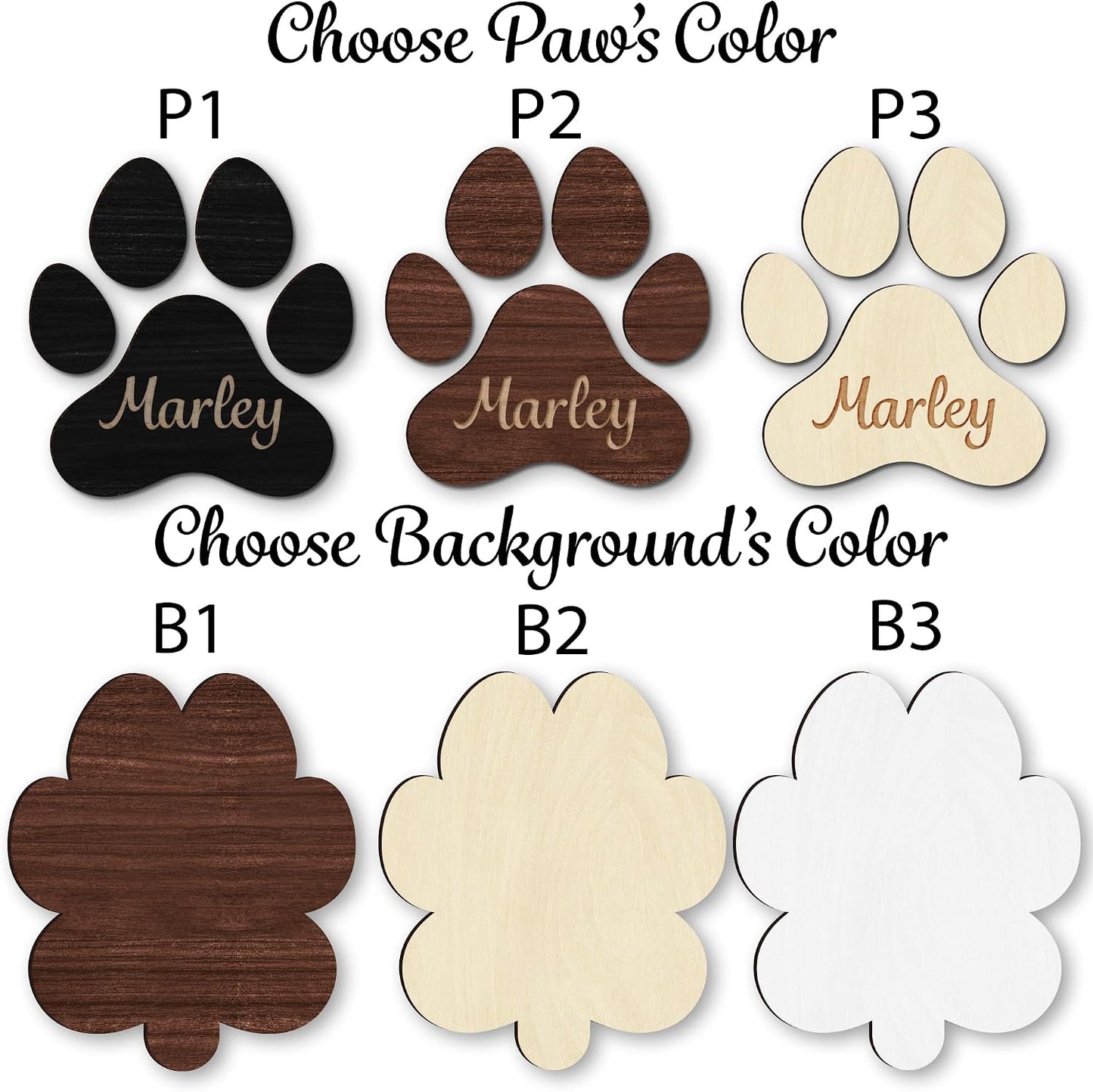 Dog Leash Holder Wall Mount, Pet Harness Hanger with Scrabble Letters, Dog Collar Organizer for Entryway, Memorial Cat Leash Holder for Wall, Pet Loss Gifts, Keepsake, Home Decor PF212-NAT