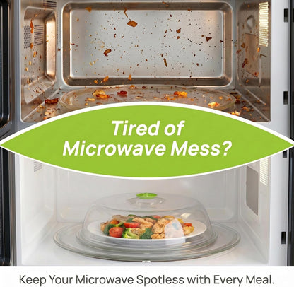 Microwave Covers 5 PCS, Microwave Splatter Cover, Dish Lid Plate Cover | Adjustable Steam Vent | Microwave Covers for Food | PP Material BPA Free | Microwave Oven Safe