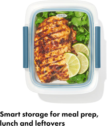 OXO Good Grips Prep and Go Container With Colander - Ocean Blue
