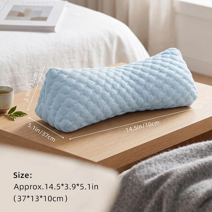 Buckwheat Cervical Pillow, Adjustable Neck Support Pillow for Sleeping, Organic Buckwheat Hull Pillow, Firm Breathable Neck Roll Pillow with Removable Cover for Back and Side Sleepers