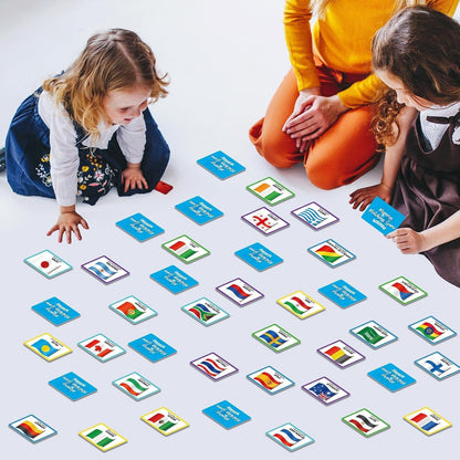 gisgfim 100 PCS Memory Matching Game Famous Paintings Concentration Memory Card for Adults Learning Educational Game A Fun & Fast Artworks Theme Matching Games