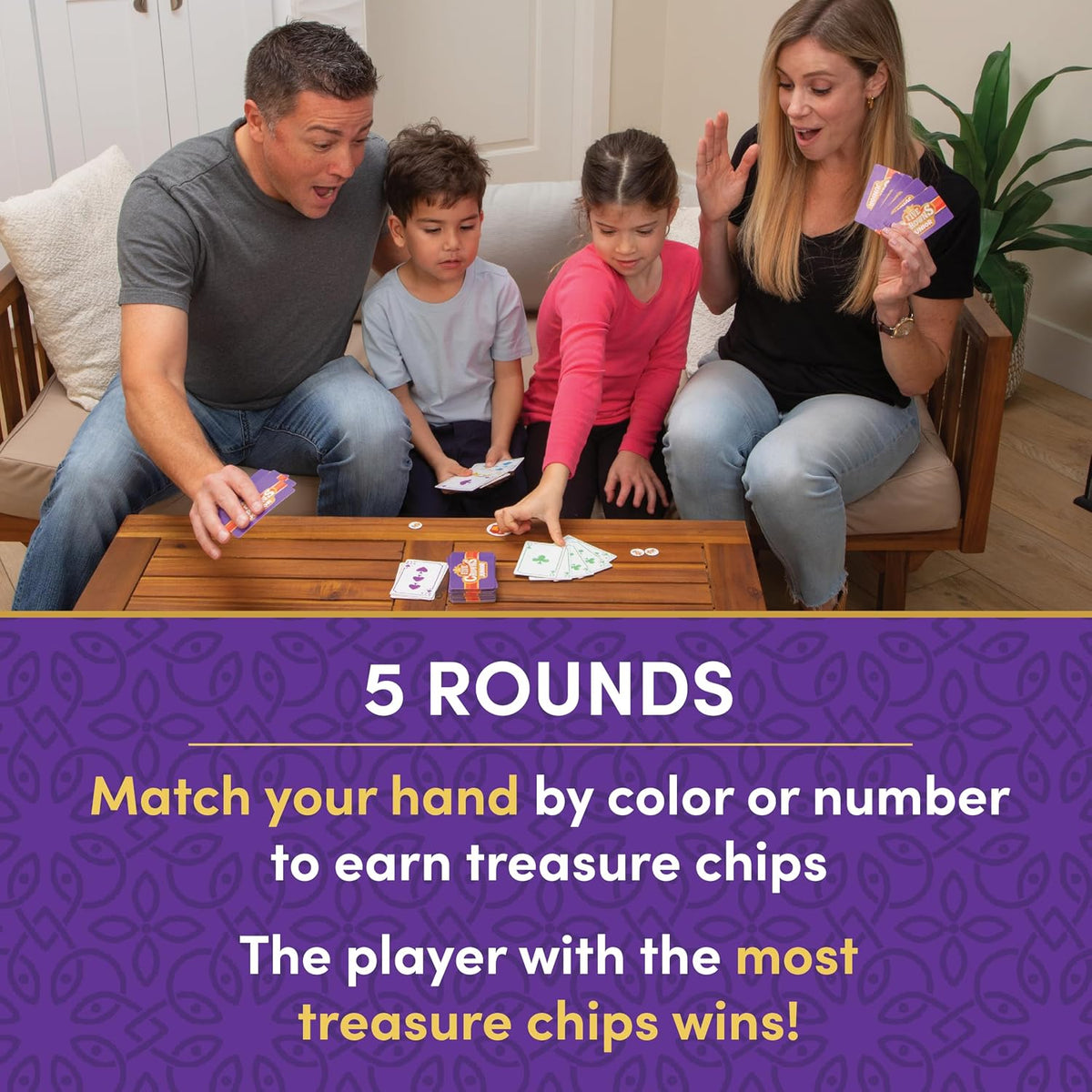 Five Crowns Rummy Style Card Game for Kids and Adults, Family Game Night