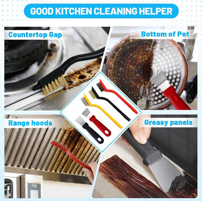 15Pcs Crevice Cleaning Brush Set, Hard Bristle Scrub Brushes Tools for Deep Cleaning Gap,Window Groove Cleaning Brush for Sliding Door Sill Tile Lines Shutter Corner Sink Teapot Bottle (1 Set)