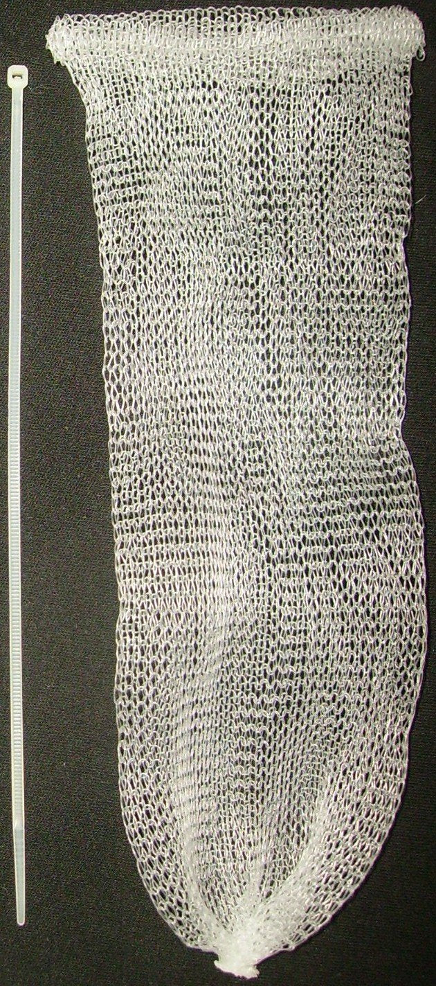 Lot of 50 Washing Machine Lint Trap Snare Fabric mesh with Ties