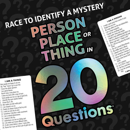 20 Questions Card Game Tin from University Games, for 2 or More Players Ages 12 and Up