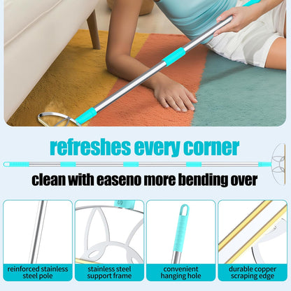 Deep Cleaner Pro Pet Hair Remover-Special Cat Hair Remover Multi Fabric Edge and Carpet Rake Scraper by LINTPLUS-Dog Hair Remover for Rugs,Couch & Pet Towers-Easy to Every Hair!