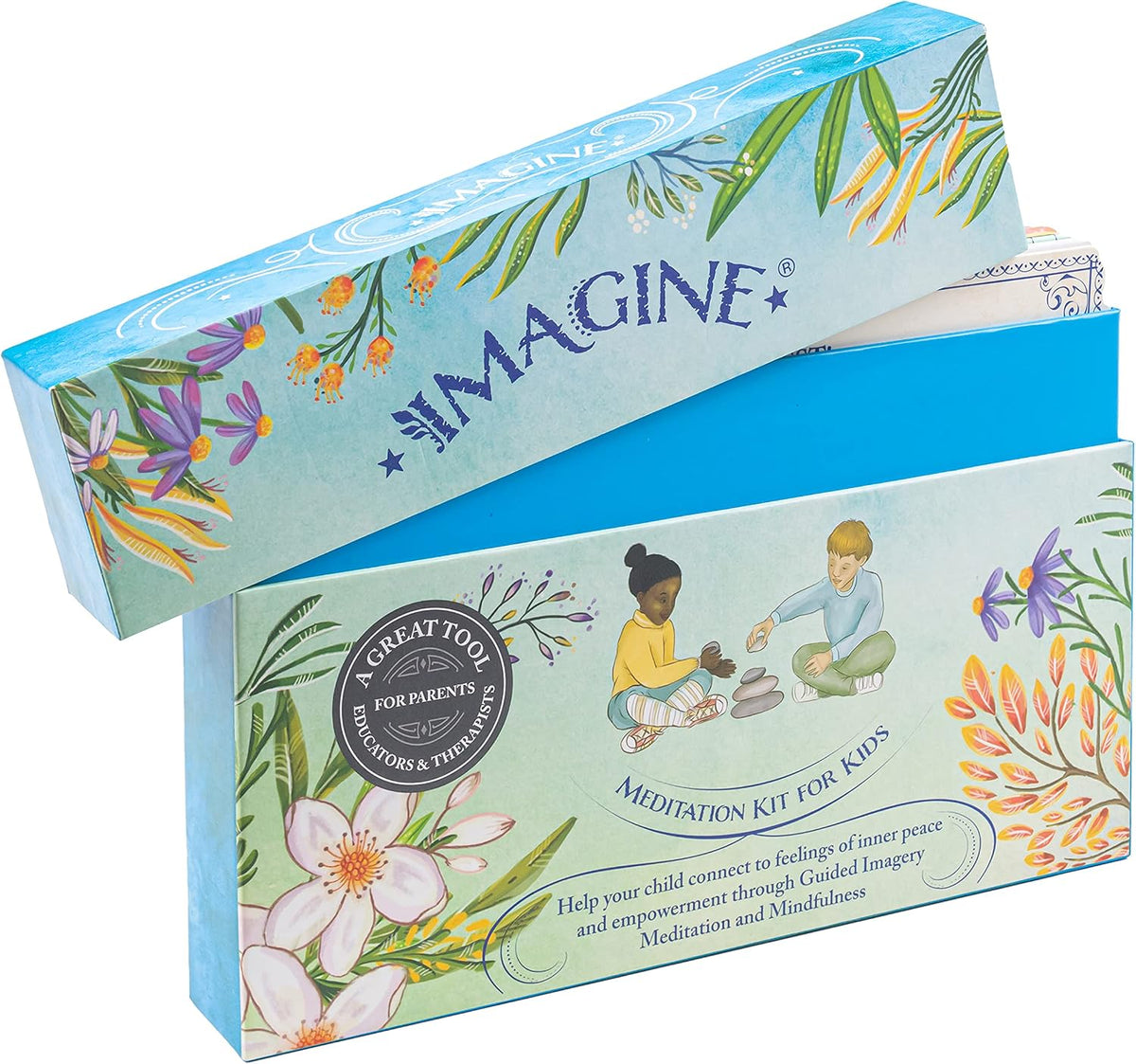 Imagine Mindfulness Cards for Kids – Award-Winning XL Meditation Cards