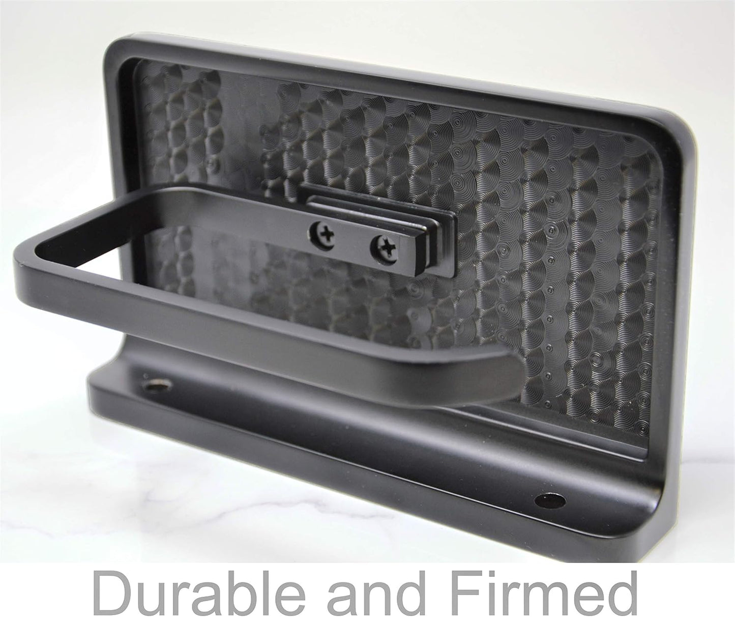Linkaa Bronze Toilet Paper Holder with Shelf Oil Rubbed Bronze,Wall Mount | Toilet Tissue Roll Holder Dispenser with Phone Shelf Storage holder for Bathroom Kitchen丨Heavy Duty Zinc Alloy Material
