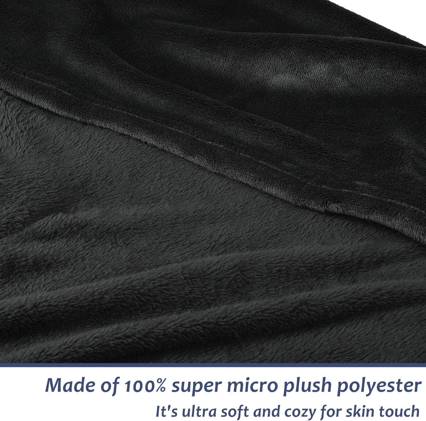 Solaris Wearable Blanket with Sleeves for Adults, Softness Comfort Warmth Fleece Gift for Women Men, Snuggy Body Throw TV Blanket for Home Office Lounge, Gift for Your Lover