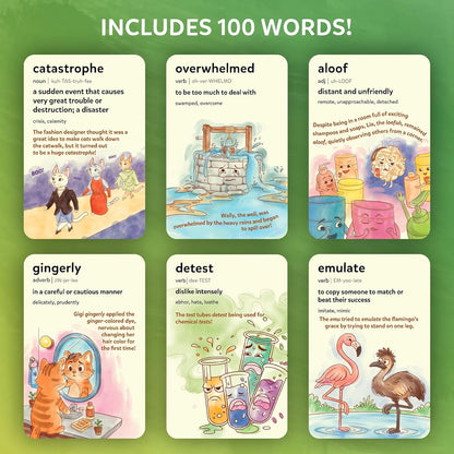 Skillmatics Vocabulary Flash Cards, SAT Prep – Wordables Level 3
