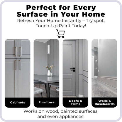 spot. Touch-Up Paint | Matte Finish for Cabinets, Walls, Doors & Furniture | Multi-Tone Beige Repair Kit | Quick-Dry, Self-Priming, Low-Odor, Eco-Friendly | No-Sanding or Primer Needed | 3 Pack