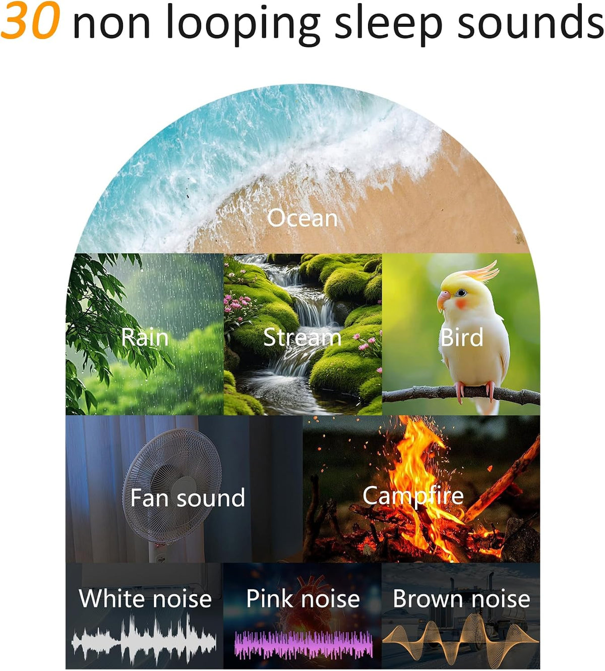 Sunrise Alarm Clock with Sound Machine, Gentle Wake Up Light for Bedroom
