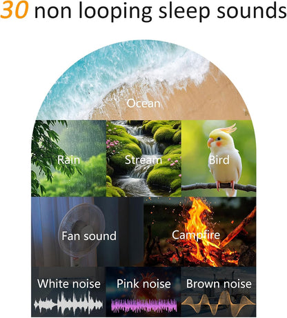 Sunrise Alarm Clock with Sound Machine, Gentle Wake Up Light for Bedroom