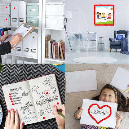 3500 Pieces Dot Stickers, 3/4 inch Color Coding Labels, 10 Color Circle Price Stickers for Office Classroom Student