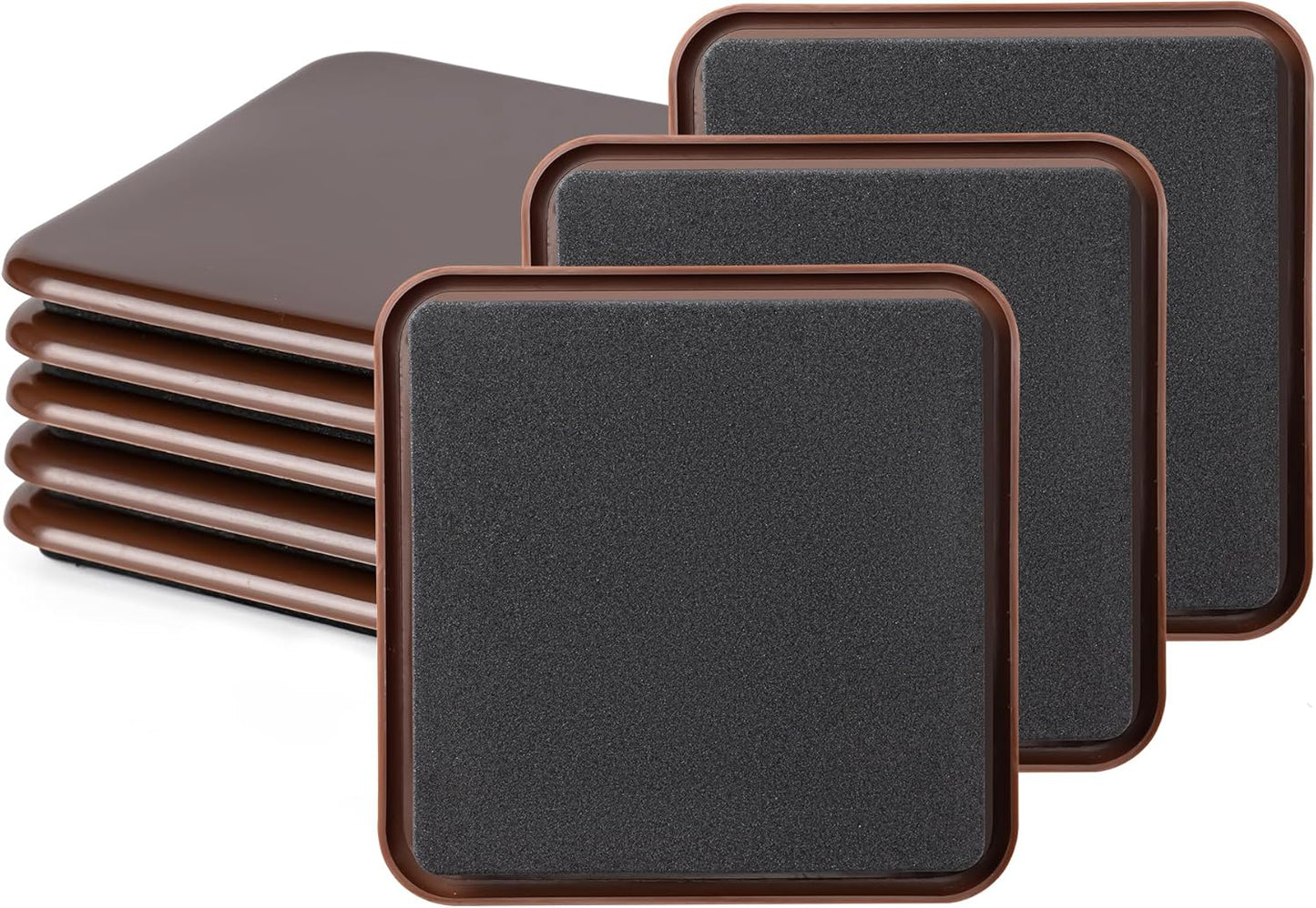 Furniture Sliders, 8 Pcs 3 1/2'' Furniture Sliders Pads for Hardwood Floors, Chair Legs Floors Protectors, Reusable Round Glides Glider, Heavy Duty Furniture Movers Sliders | Chair Legs Floors Protectors, Reusable Round Glides Glider, Heavy Duty