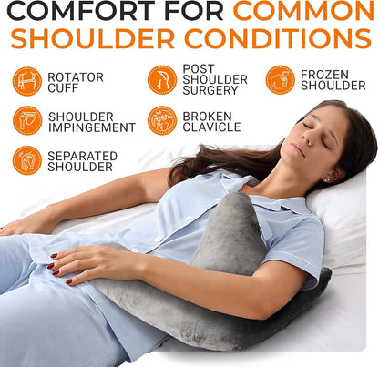 Shoulder Pillow - Arm & Rotator Cuff Pillow - Post Shoulder Surgery Support