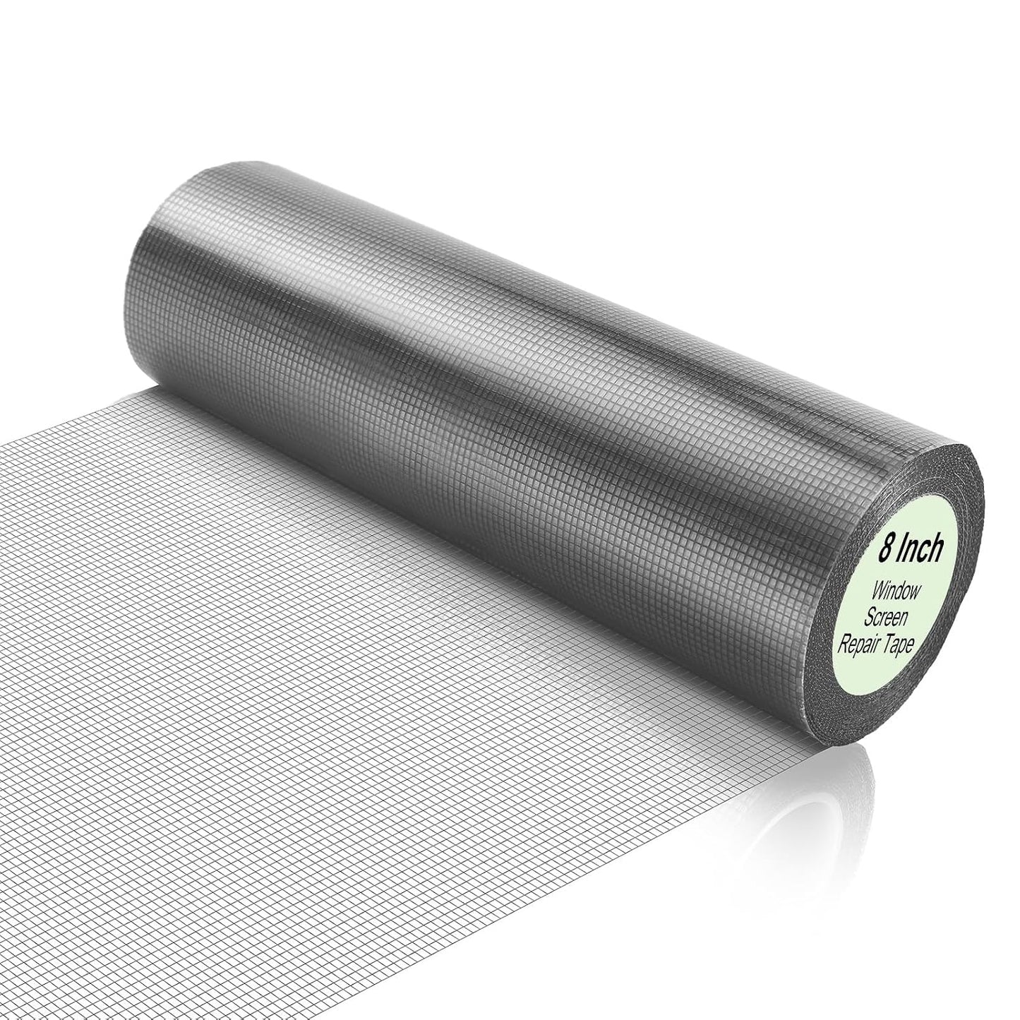 CroBlissful 5 Inch X 20 ft Extra Wide Window Screen Tape Mesh Repair, Gray | Strong Adhesive, Waterproof Fiberglass, Screen Repair Kit Patch, for Window Door Tears Holes
