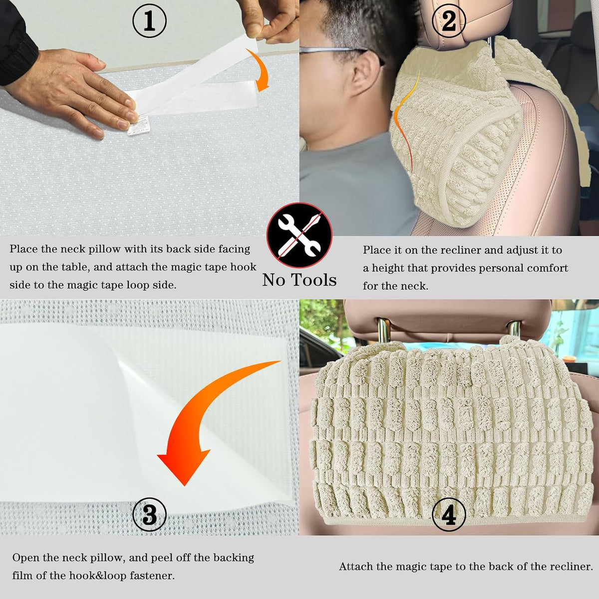 Memory Foam Recliner Neck Pillow.