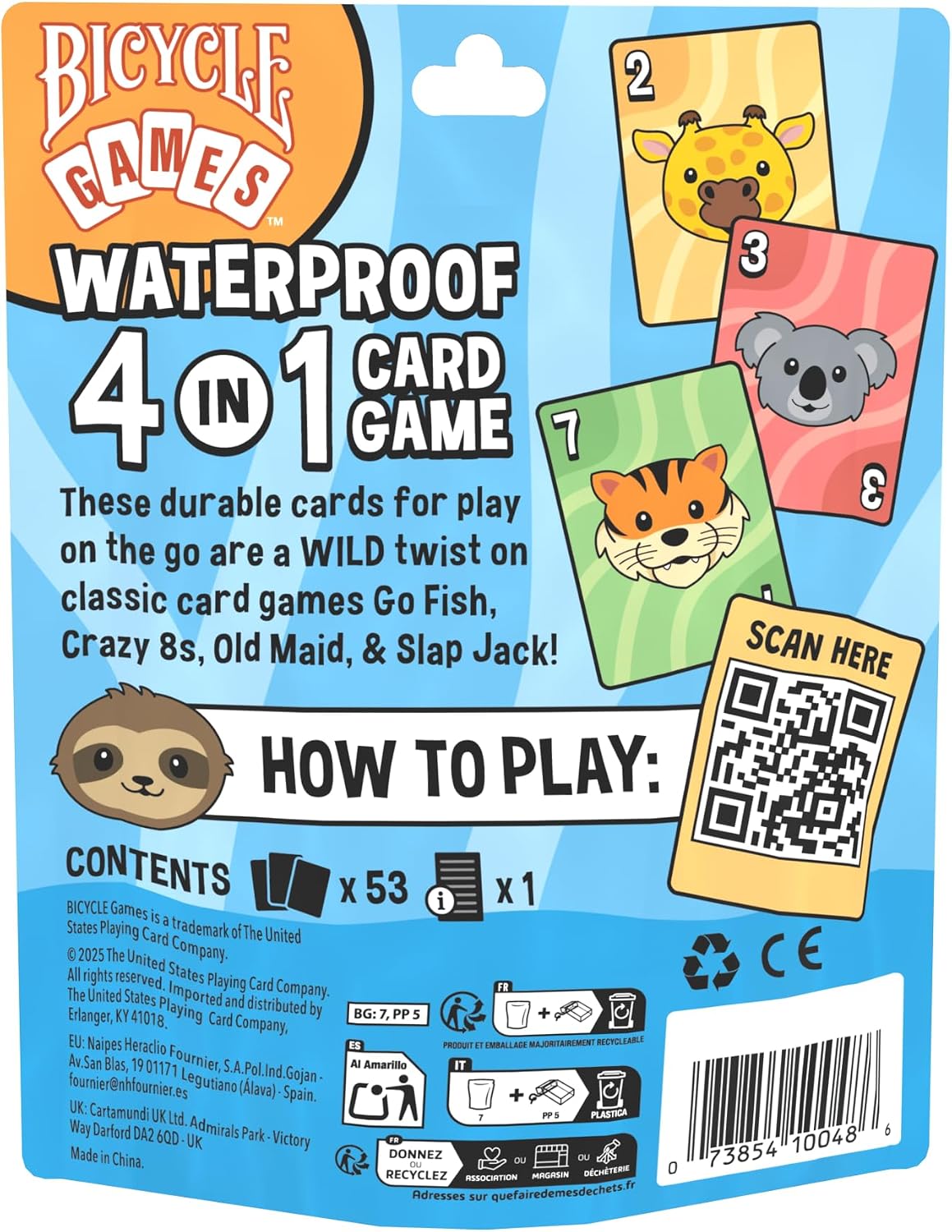 Bicycle Cats in the Corner Card Game for 2-4 Players Ages 6+