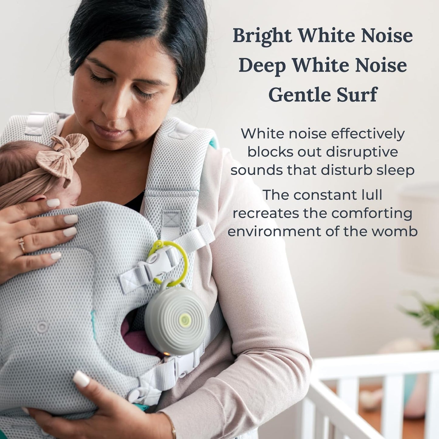 Yogasleep Hushh & Crush Resistant Travel Case, (2 Piece Set) Portable White Noise Sound Machine for Baby, 3 Soothing Natural Sounds, Noise Canceling for Sleep Aid, Office Privacy, & Meditation